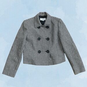 Calvin Klein houndstooth jacket